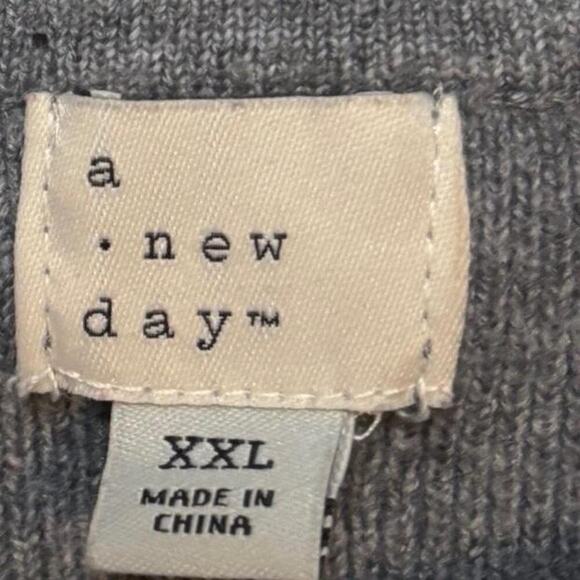 A New Day Gray Ribbed Tank Top – Classic Sleeveless Knit Camisole, Minimalist - Picture 3 of 4